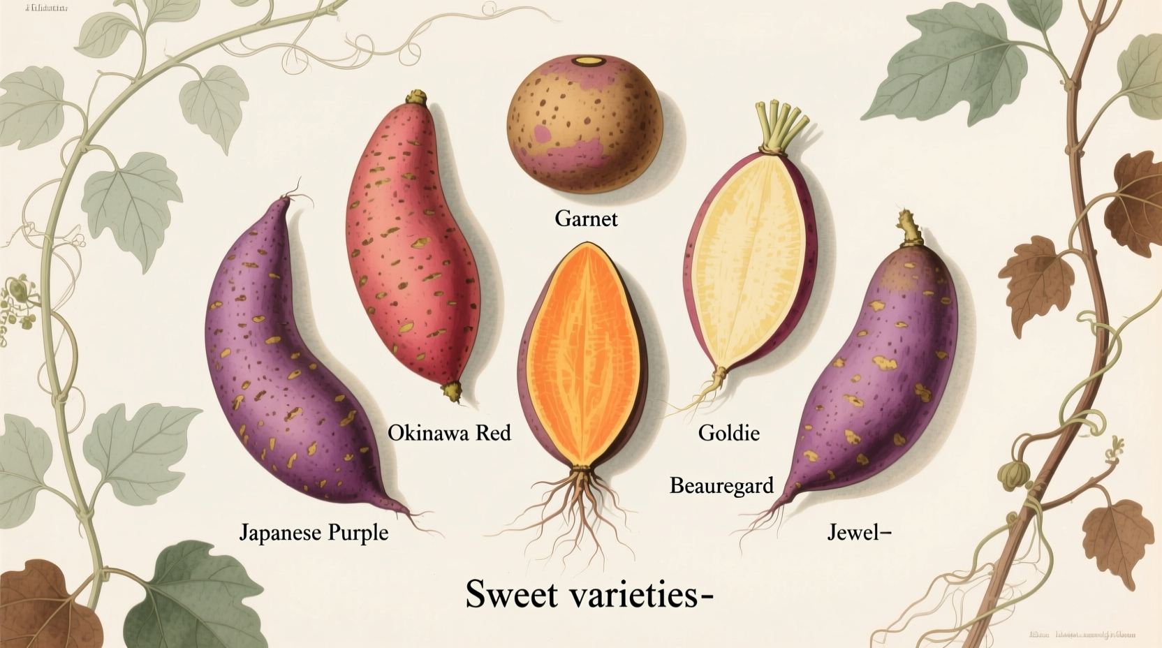 Sweet Potato Types: Complete Guide to Varieties & Uses
