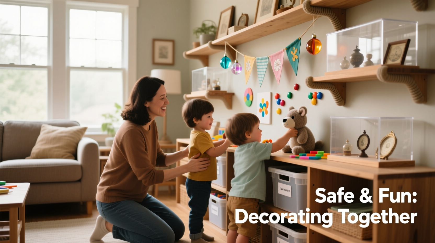 how to involve kids in decorating without breaking every fragile item