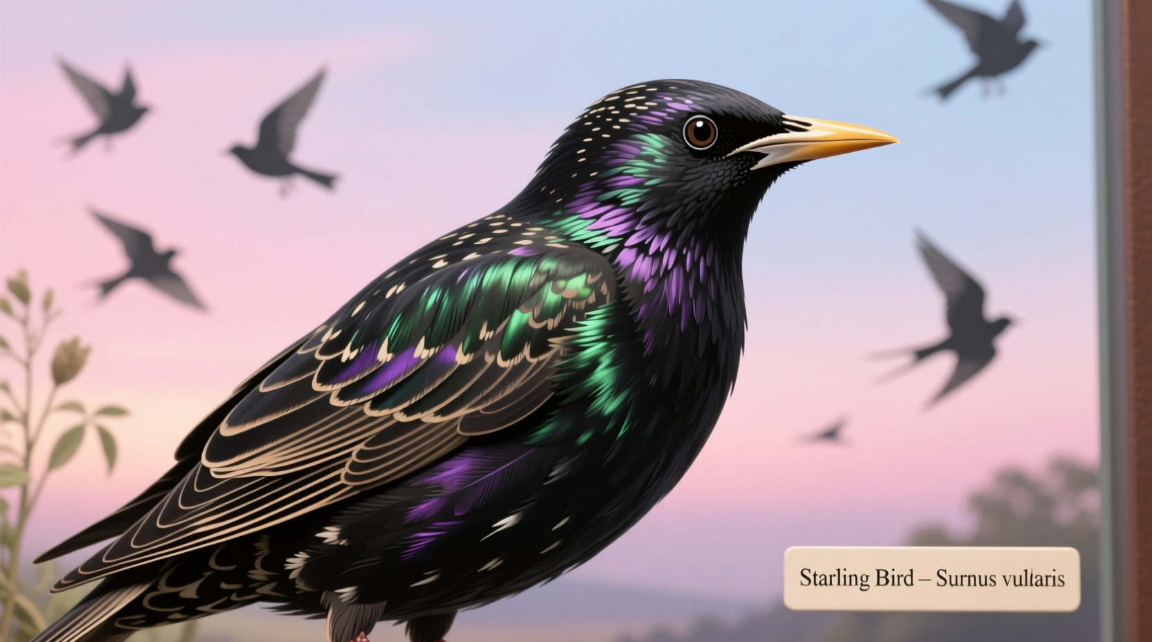 what is starling bird