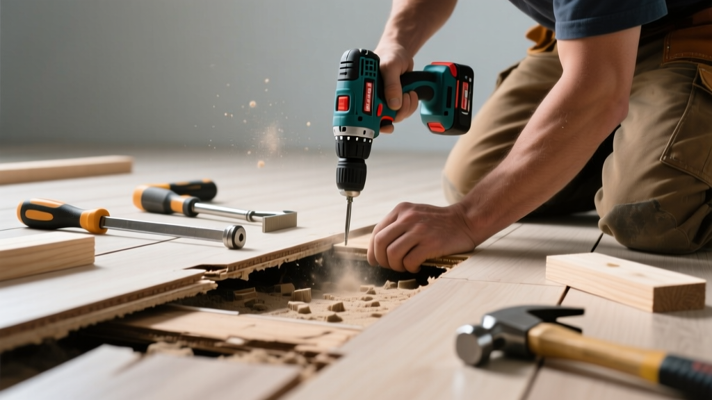 Fixing Uneven Subfloor Causing Squeaks and Creaks