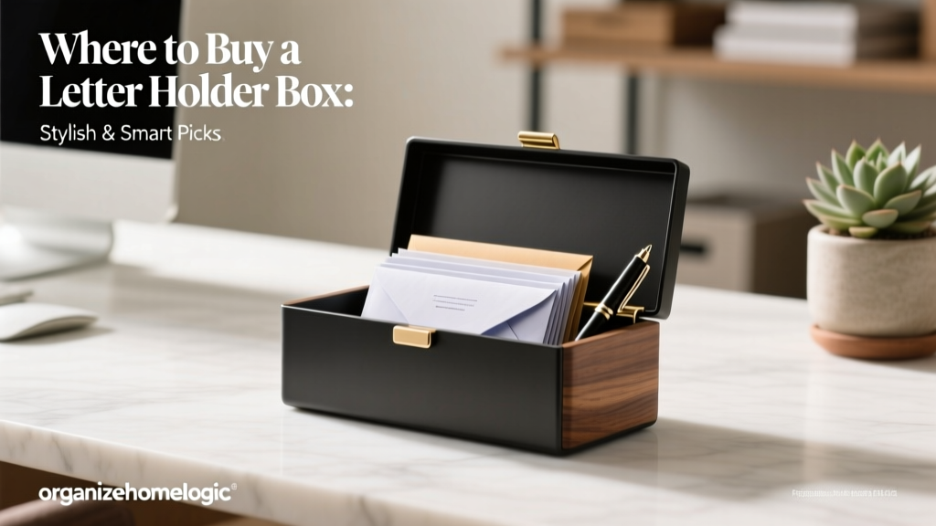 Where to Buy a Letter Holder Box: Stylish & Smart Picks