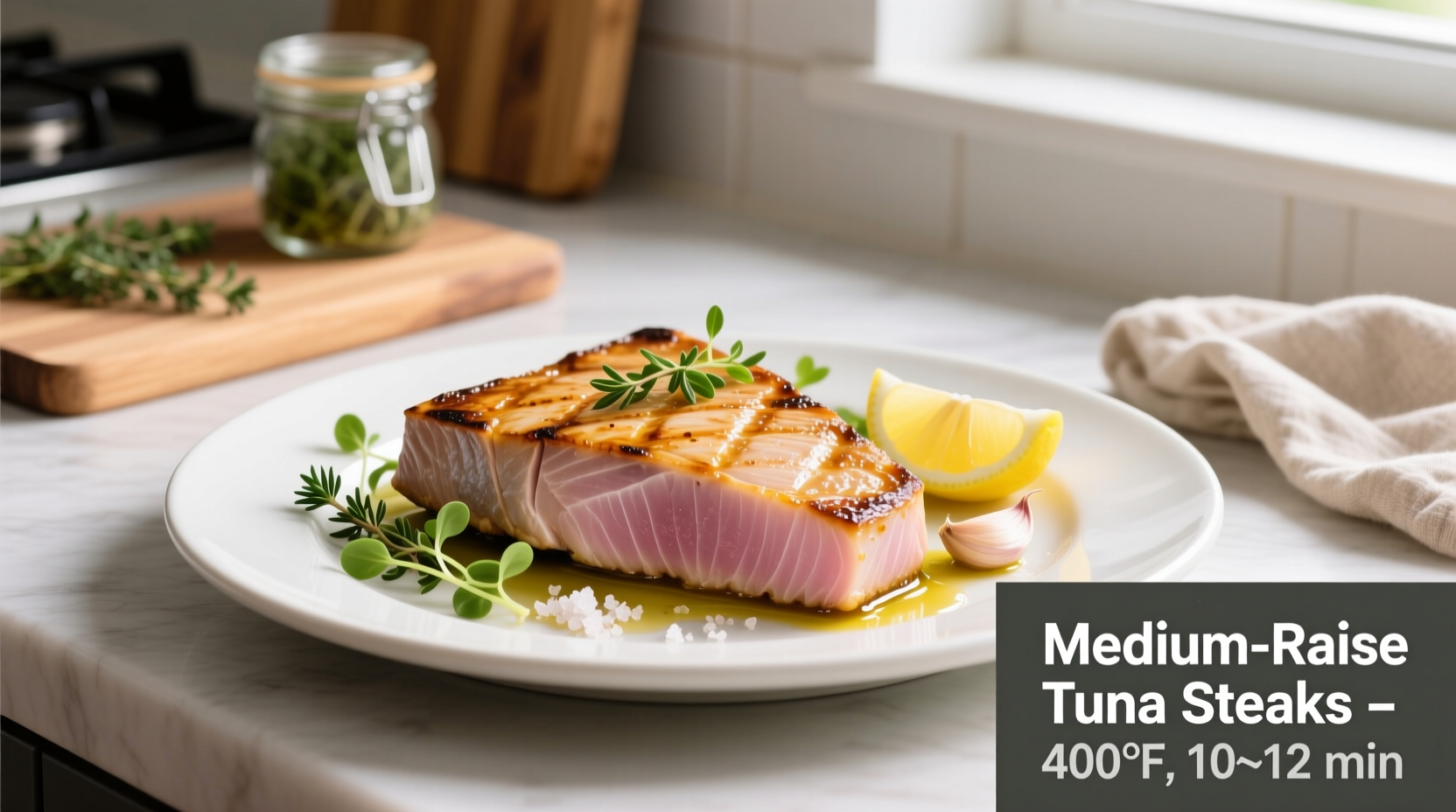 how do i cook tuna steaks in the oven