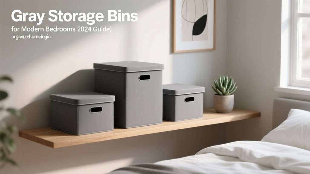 Gray Storage Bins for Modern Bedrooms (2024 Guide)