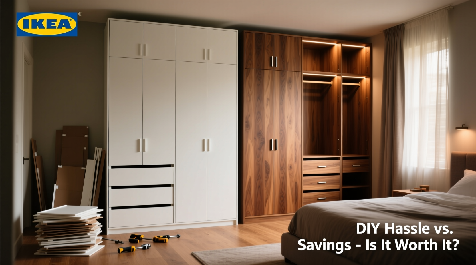 ikea pax wardrobe vs custom built is the diy hassle worth the savings