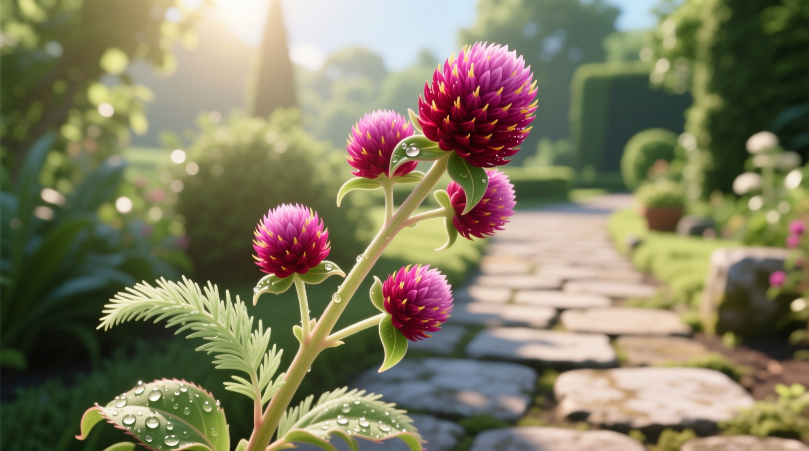 globe amaranth plant