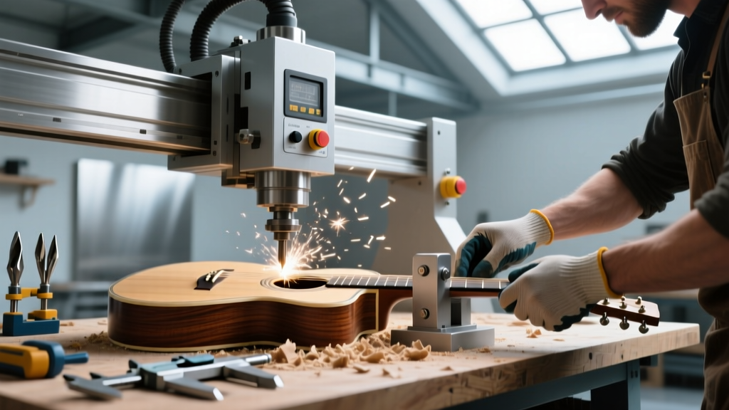 Small Workshop CNC Machine Guitar Setup: Luthier Case Studies