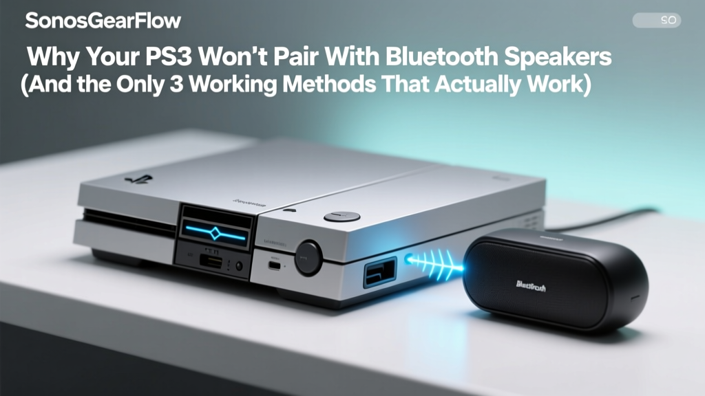 PS3 Bluetooth Speakers: Why It Fails & Fixes (2026)