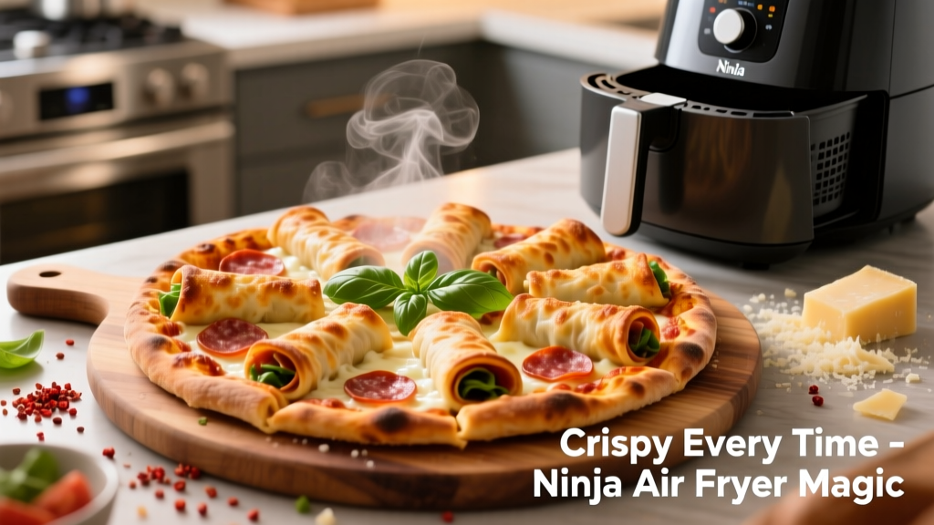 Crispy Pizza Rolls in Ninja Air Fryer (Zero Sogginess!)