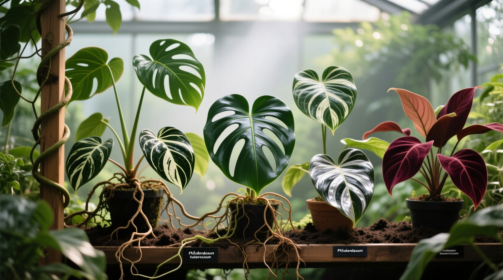 varieties of philodendron
