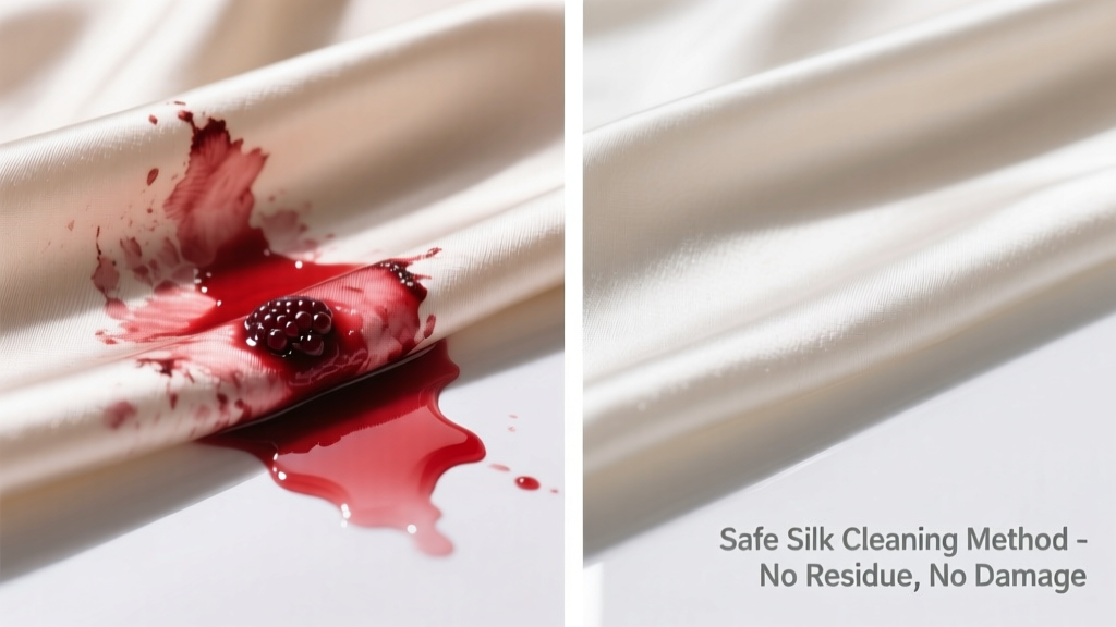 How to Remove Berry Juice from Silk Safely