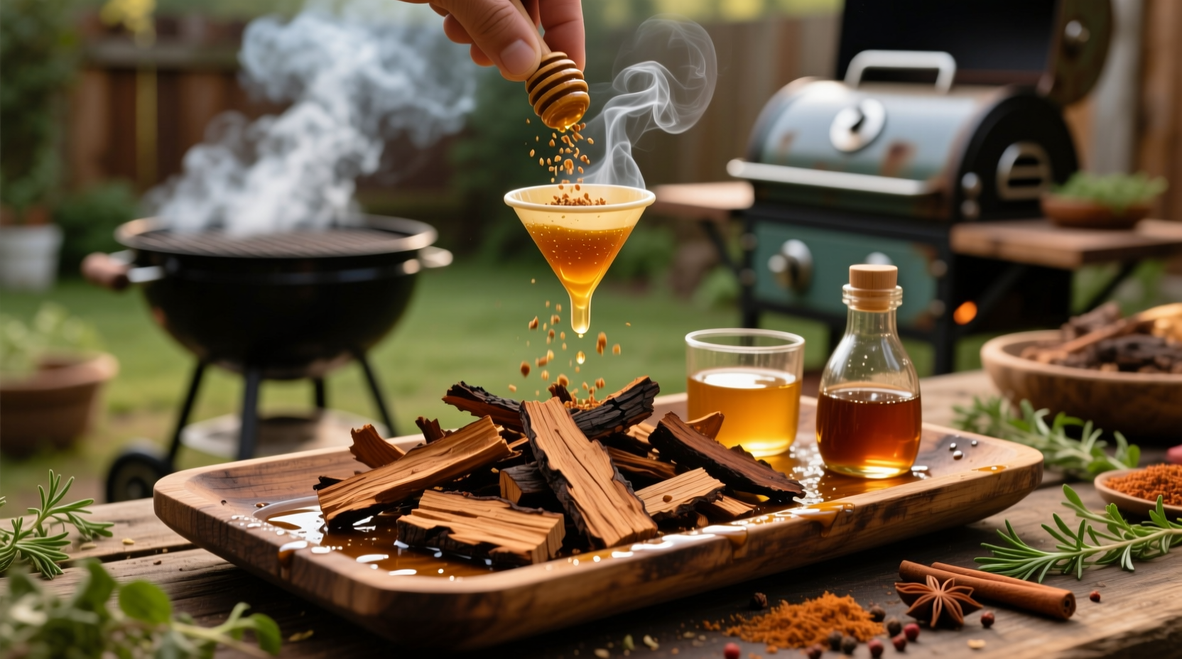 add flavoring to your wood chips before using them in t