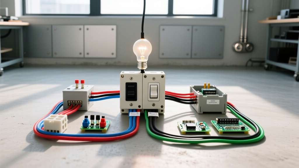 Wiring Diagram for 2 Switches Controlling One Light: 3-Way Circuit Walkthrough