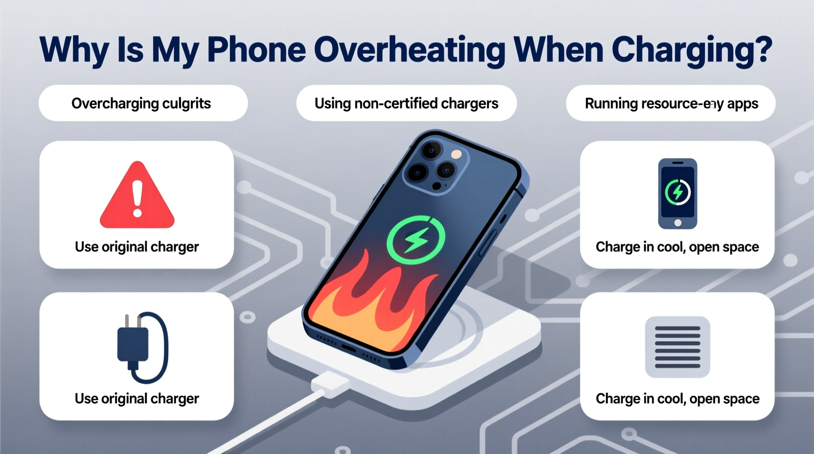 why is my phone overheating when charging common culprits and fixes
