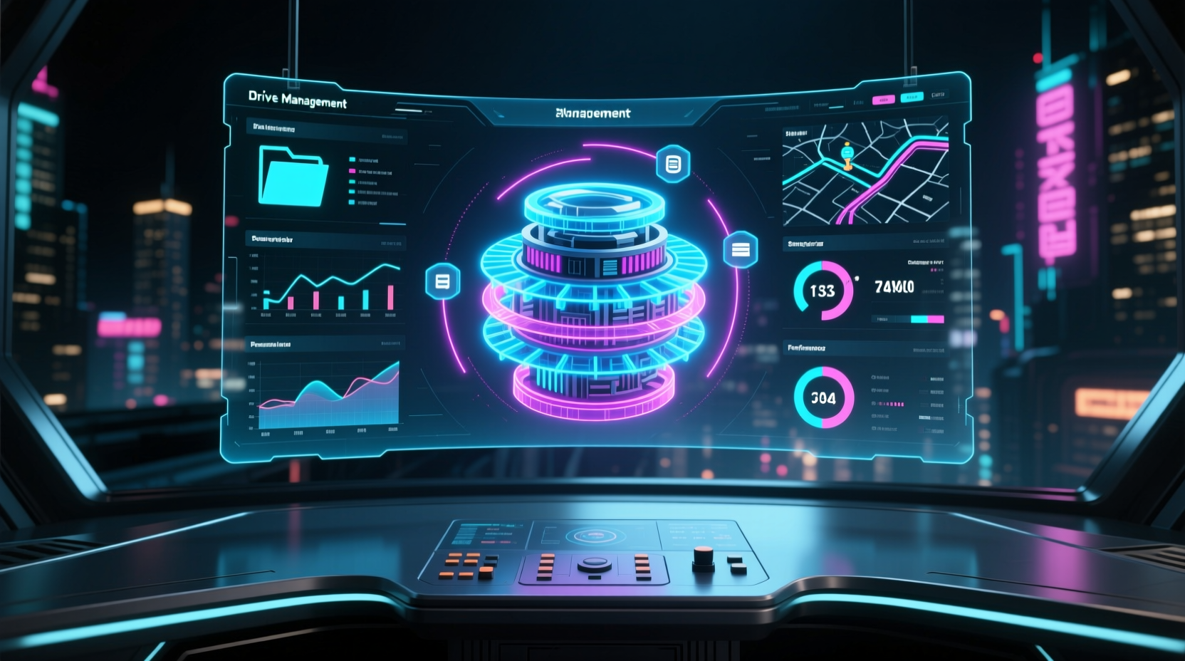 drive manager provides a detailed overview of your driv