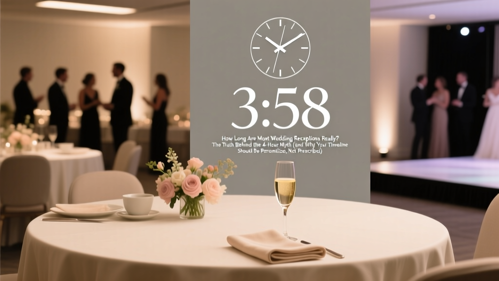 Wedding Reception Length: Truth Behind the 4-Hour Myth