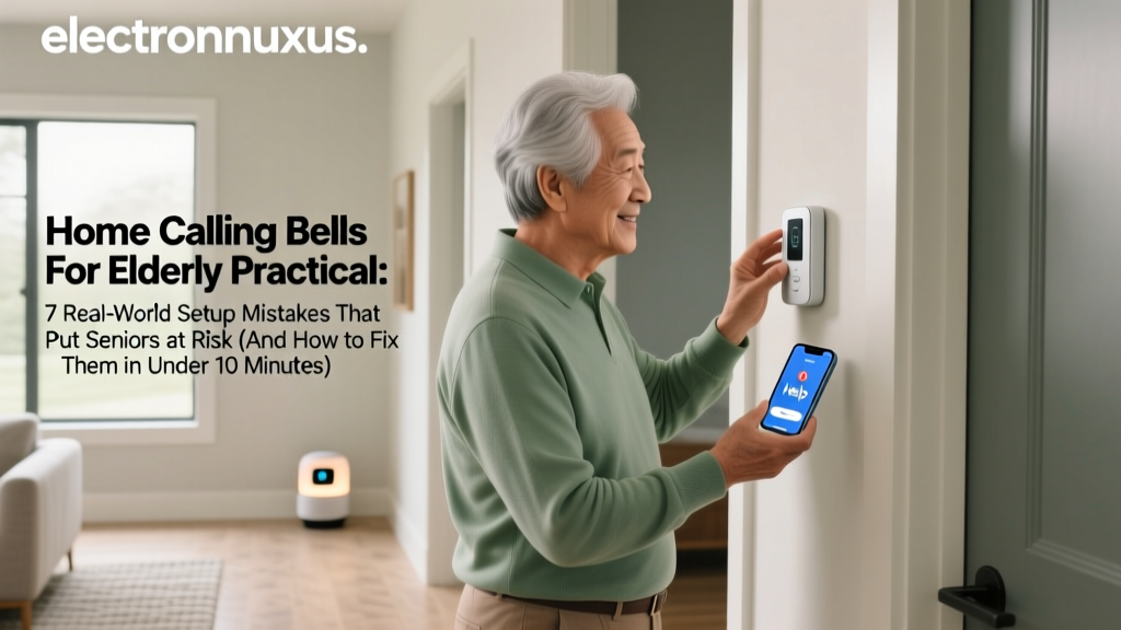 Home Calling Bells For Elderly Practical: 7 Real-World Setup Mistakes That Put Seniors at Risk (And How to Fix Them in Under 10 Minutes)