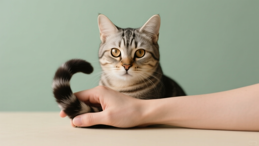 Cat Tail Wrapping Around You: Affection Signal