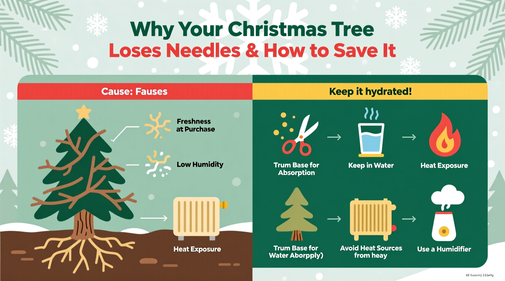 why does my christmas tree lose needles within days causes and quick fixes to extend its life