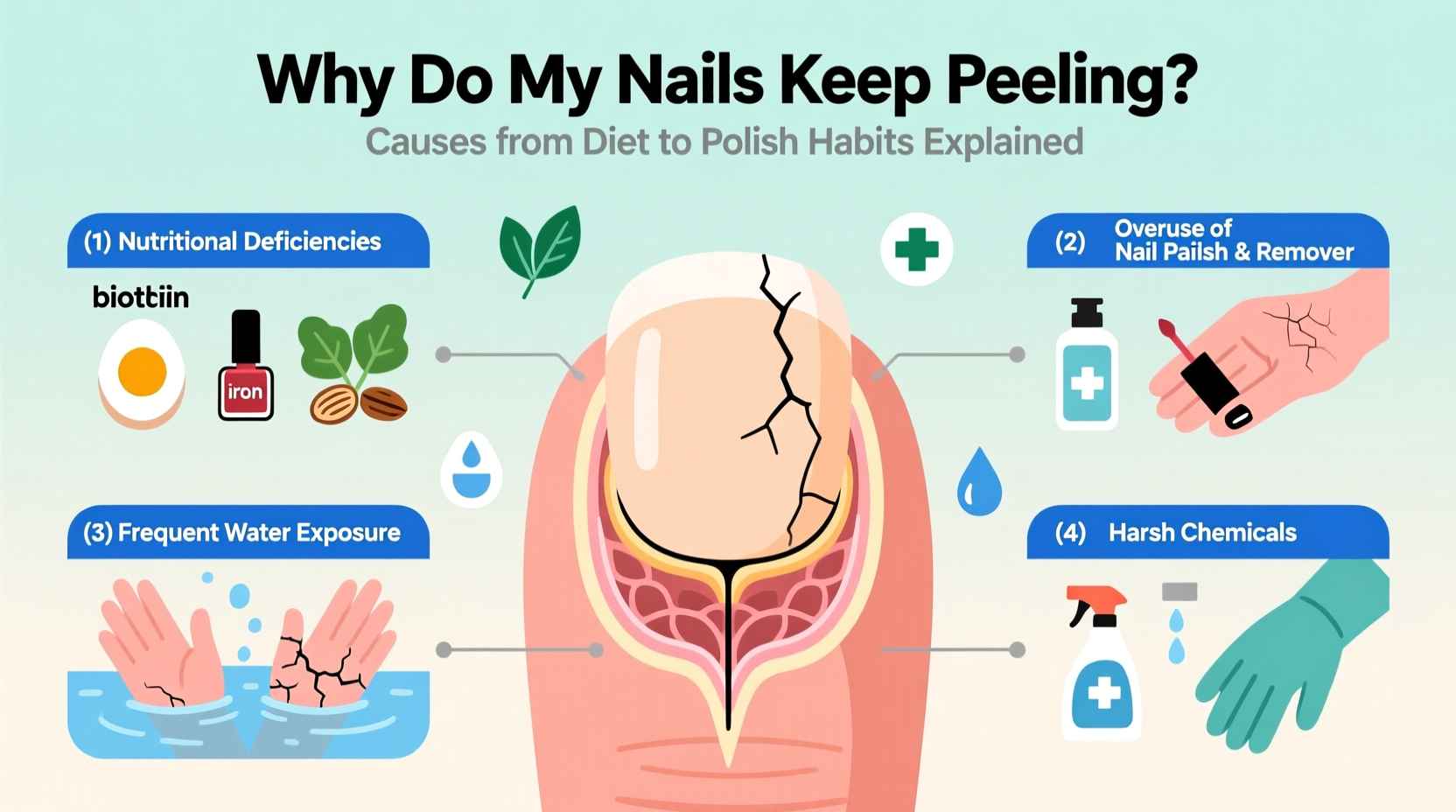 why do my nails keep peeling causes from diet to polish habits explained