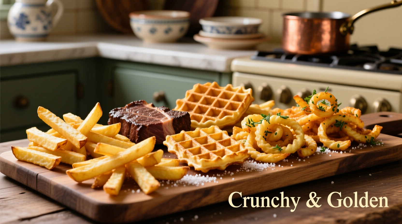 different types of potato fries