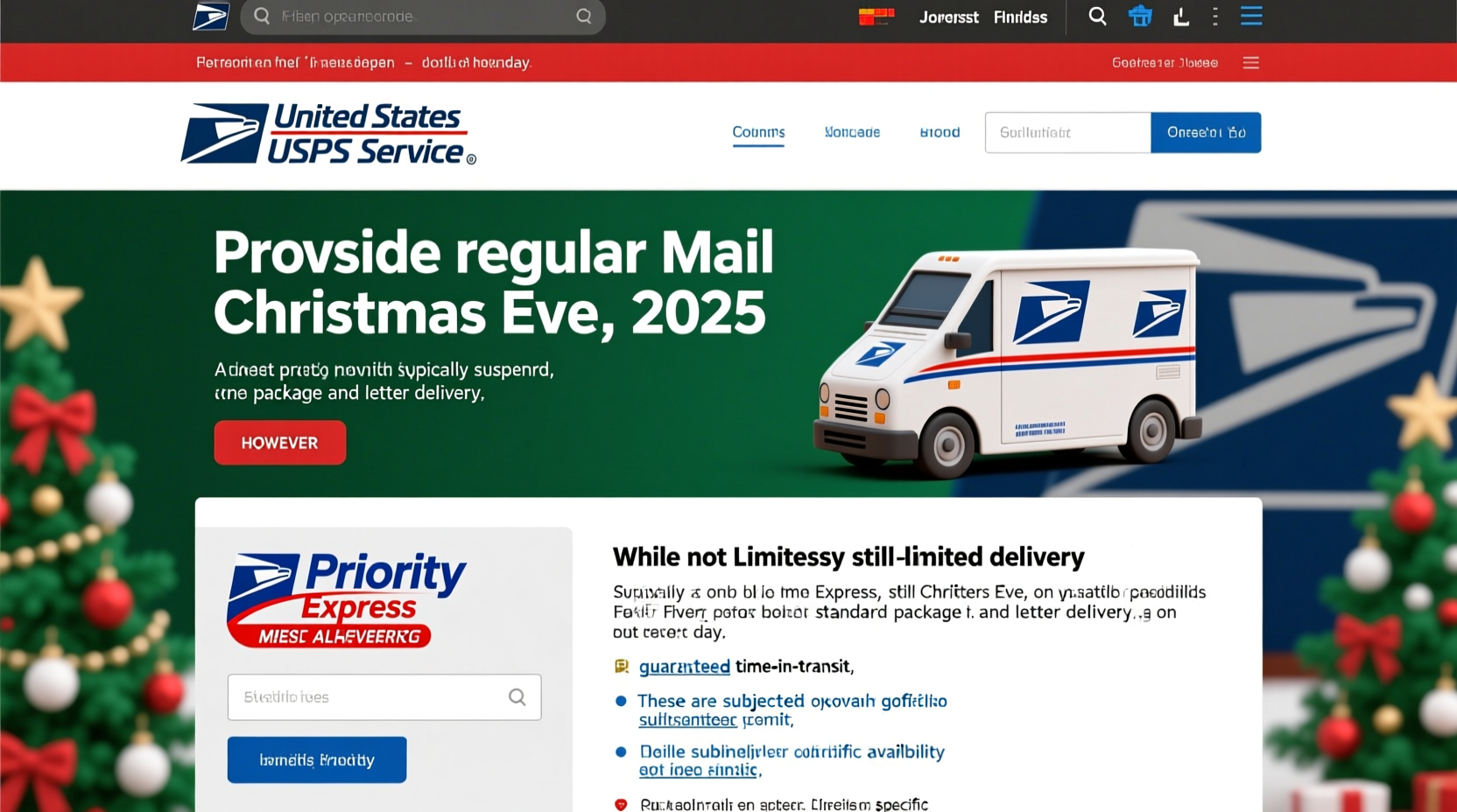 does-usps-run-on-christmas-eve-2025