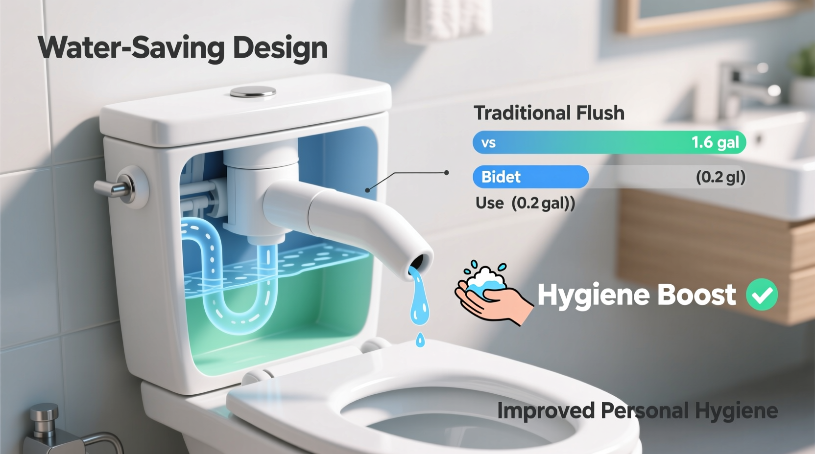 is a bidet attachment worth installing hygiene benefits and water usage