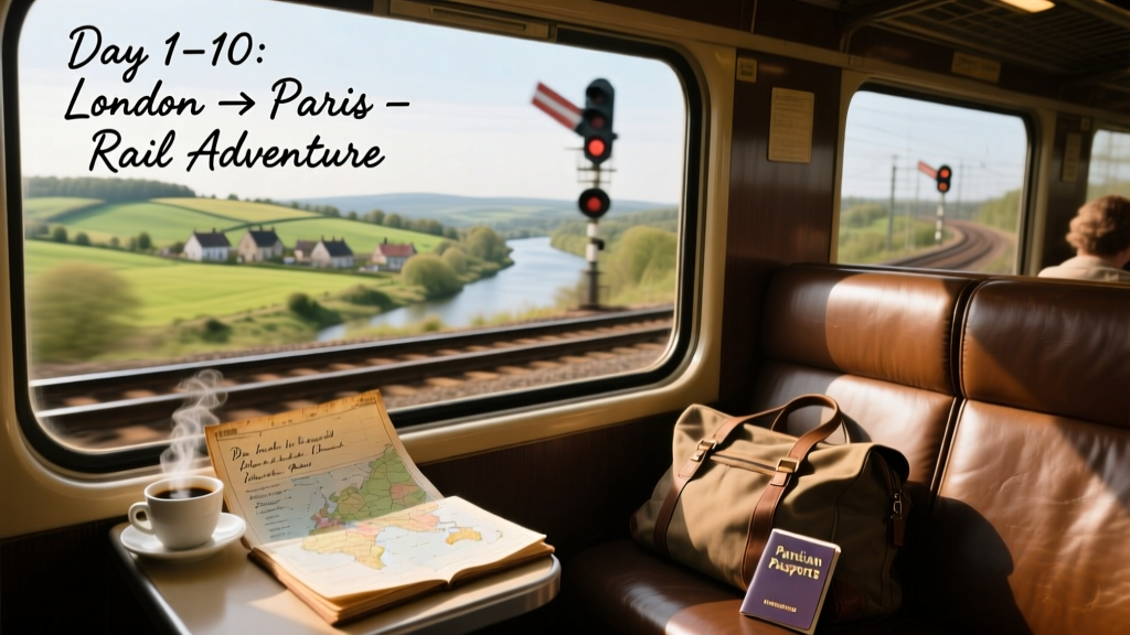 10-Day London & Paris Itinerary: Seamless Multi-Modal Travel with Eurostar, Tube, and RER Logistics