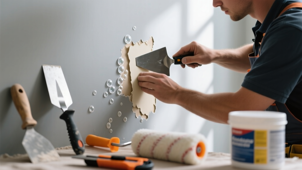 Fix Noisy Wallpaper Bubbling on Walls