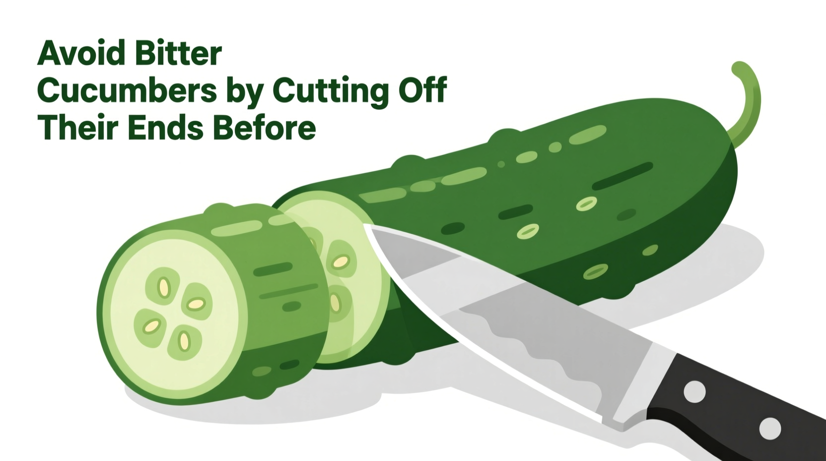 Avoid Bitter Cucumbers by Cutting Off Their Ends Before: Science-Backed Method