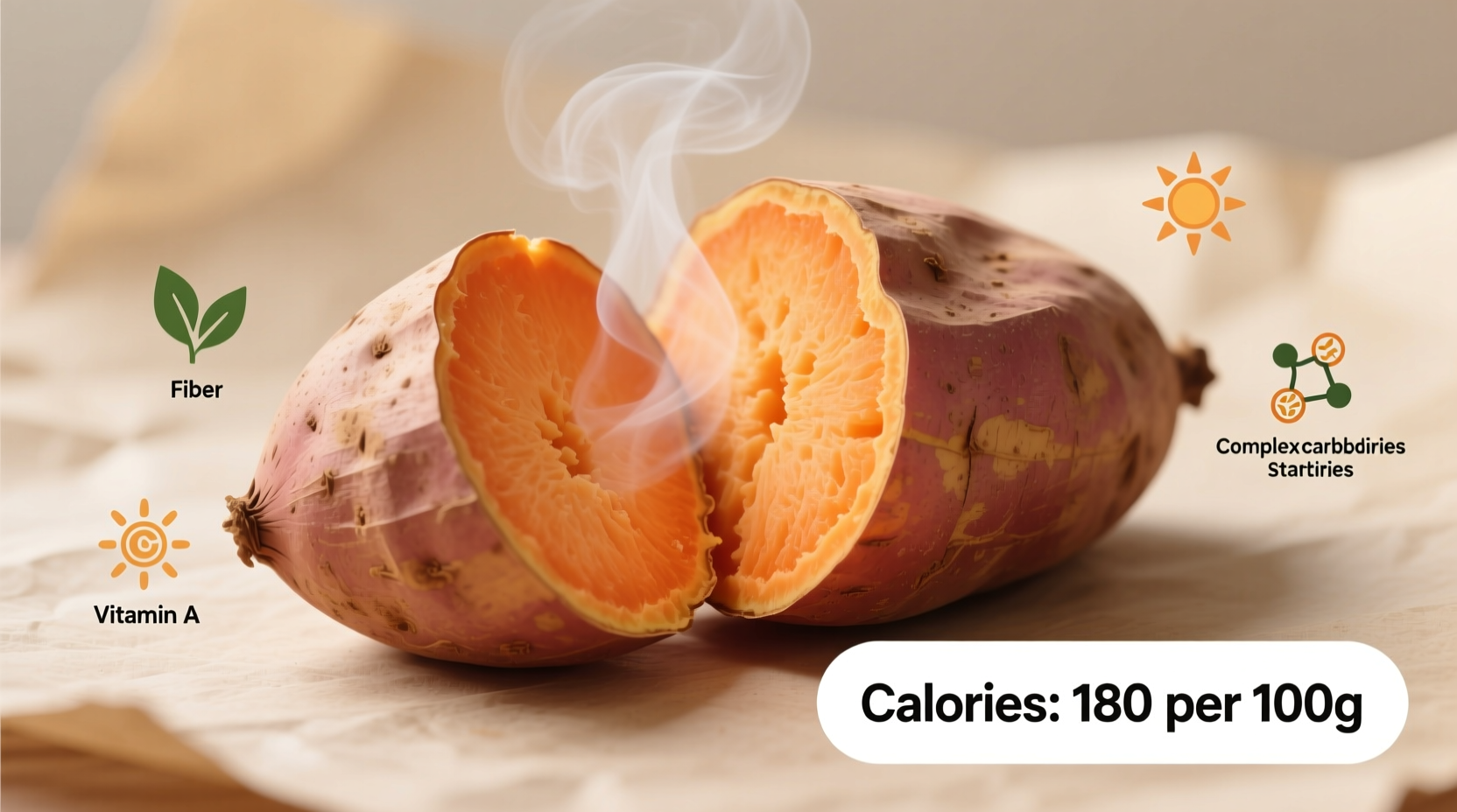 Calories in Baked Sweet Potato: Exact Counts by Size (2024)