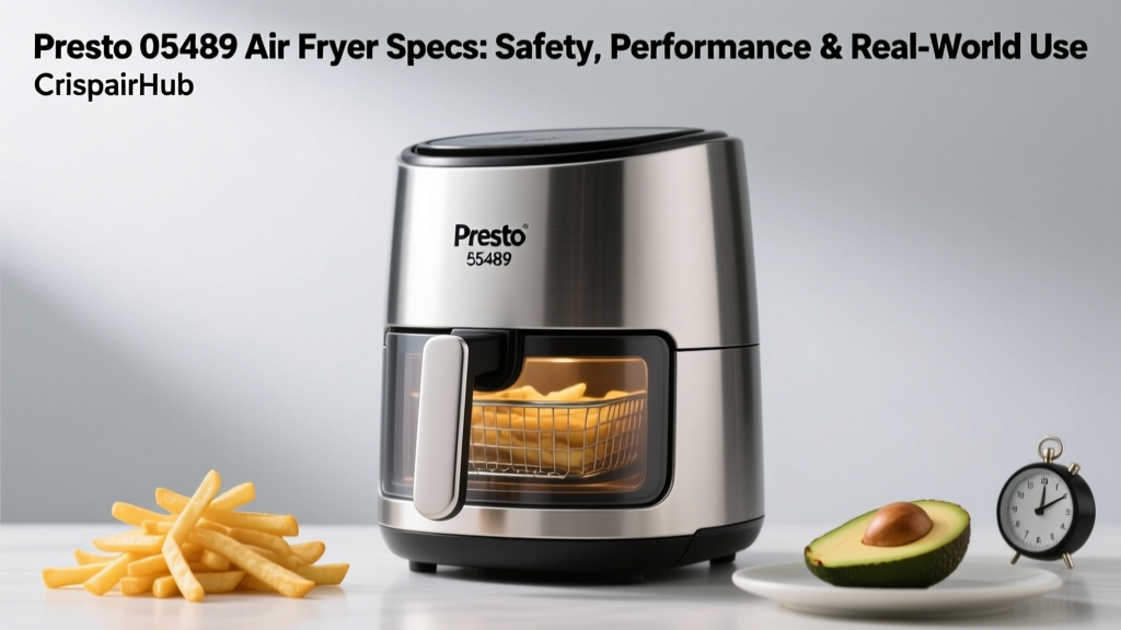 Presto 05489 Air Fryer Specs & Real-World Performance