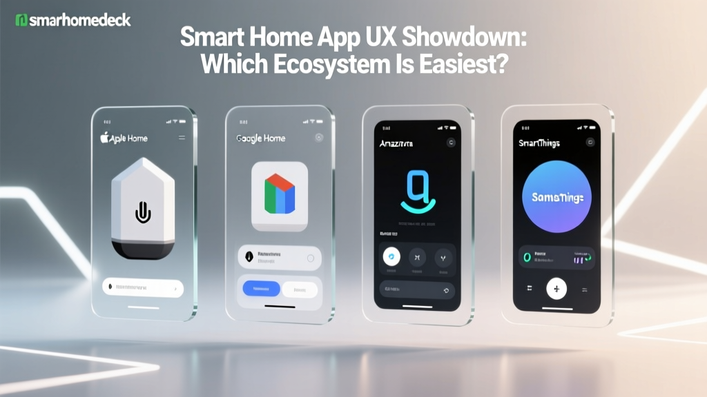 Smart Home App UX Showdown: Which Ecosystem Is Easiest?