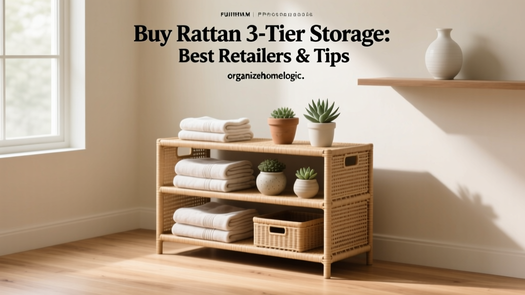 Buy Rattan 3-Tier Storage: Best Retailers & Tips