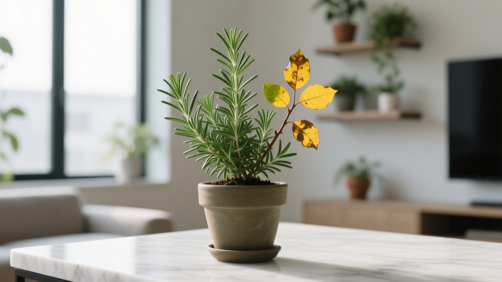 Why Indoor Rosemary Turns Yellow (2026)