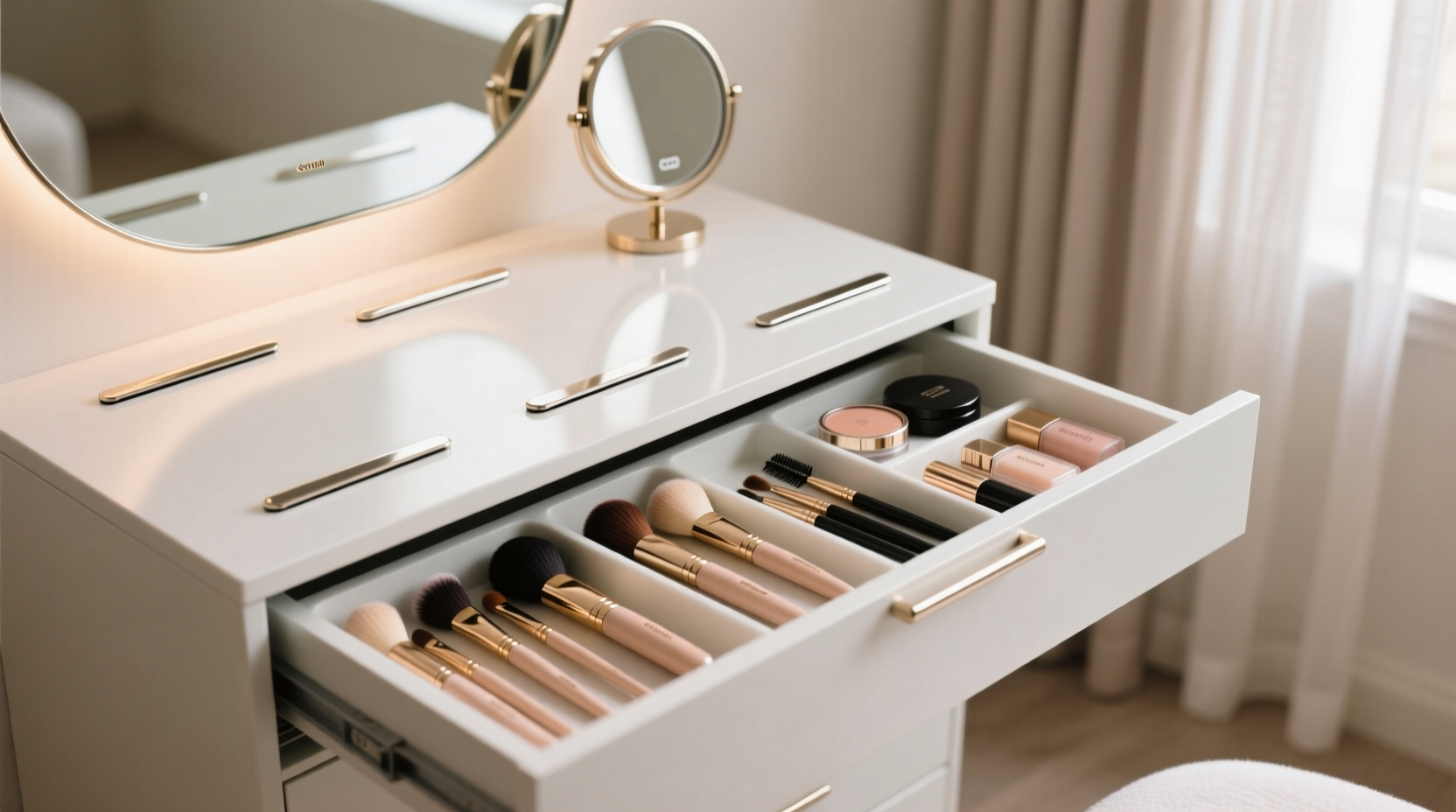 closet organization tips magnetic beauty tool drawers