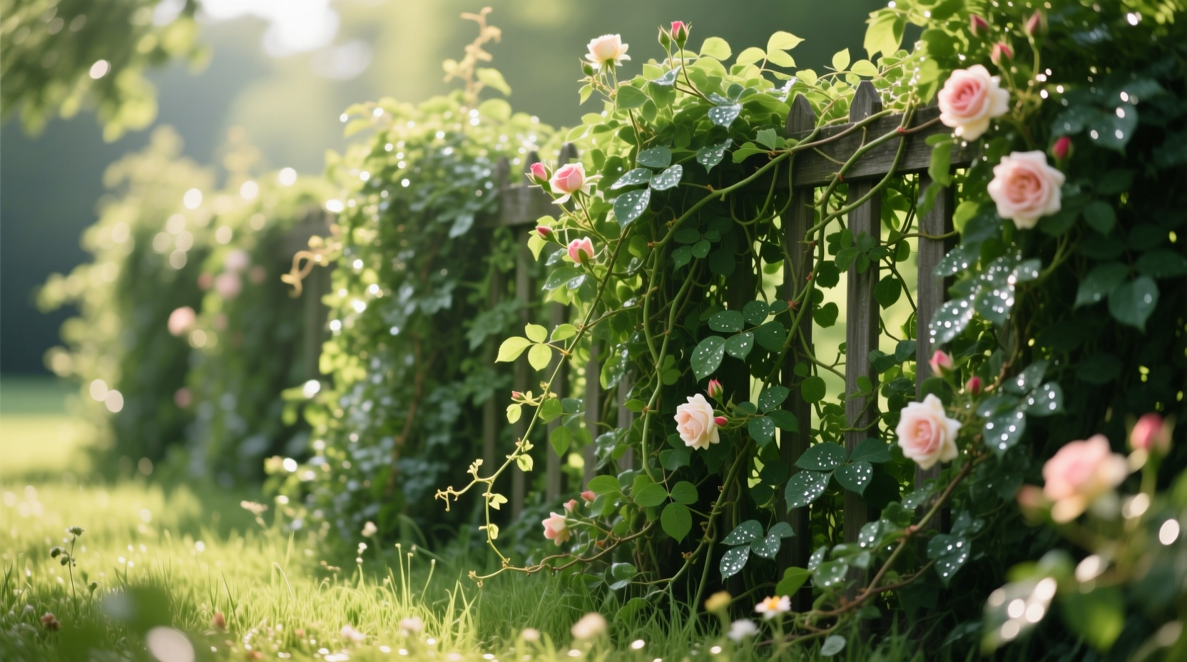 fence of plants