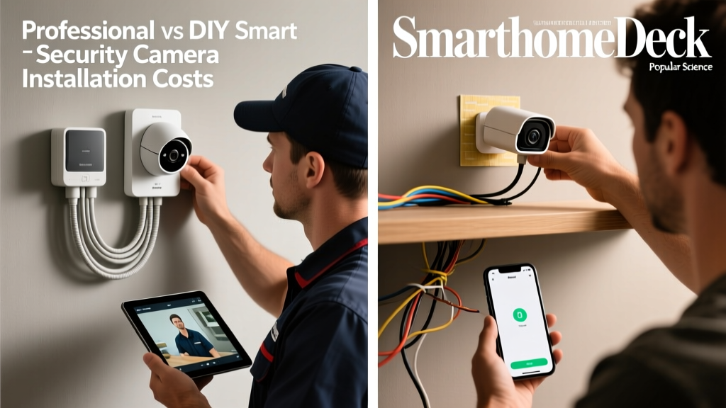 Professional vs DIY Smart Security Camera Installation Costs