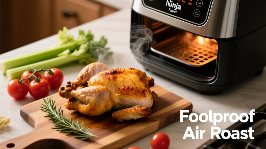 Air Roast Chicken Breast in Ninja Foodi: Crispy & Juicy