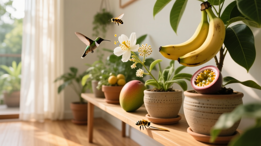 How to Pollinate Indoor Tropical Fruit Plants