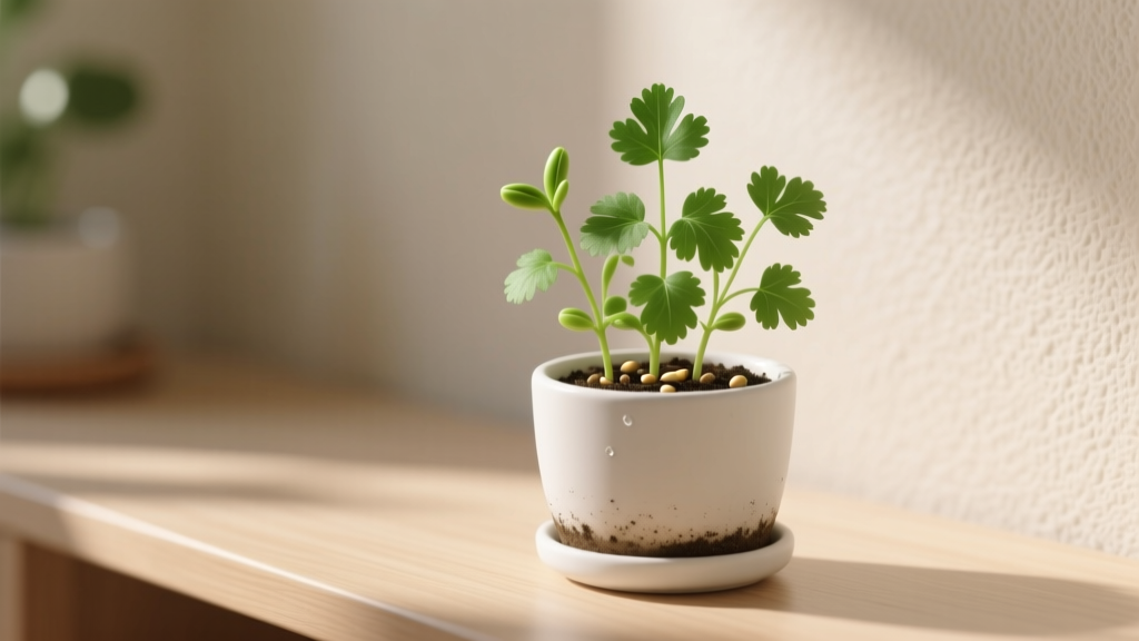 How Often to Water Indoor Cilantro from Seeds