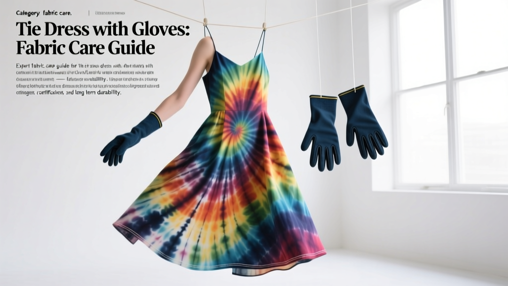 Tie Dye Dress with Gloves: Fabric Care Guide