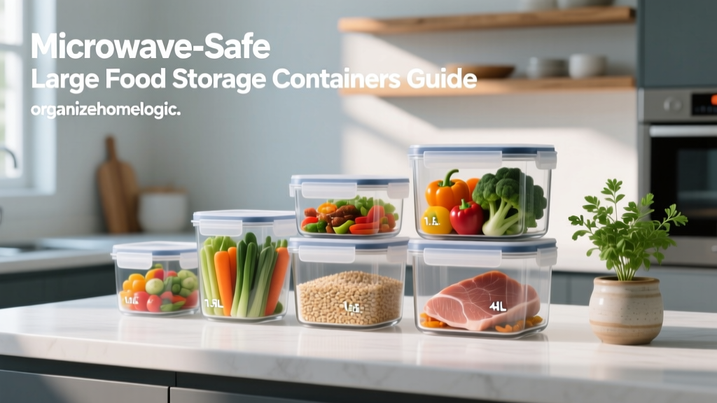 Microwave-Safe Large Food Storage Containers Guide