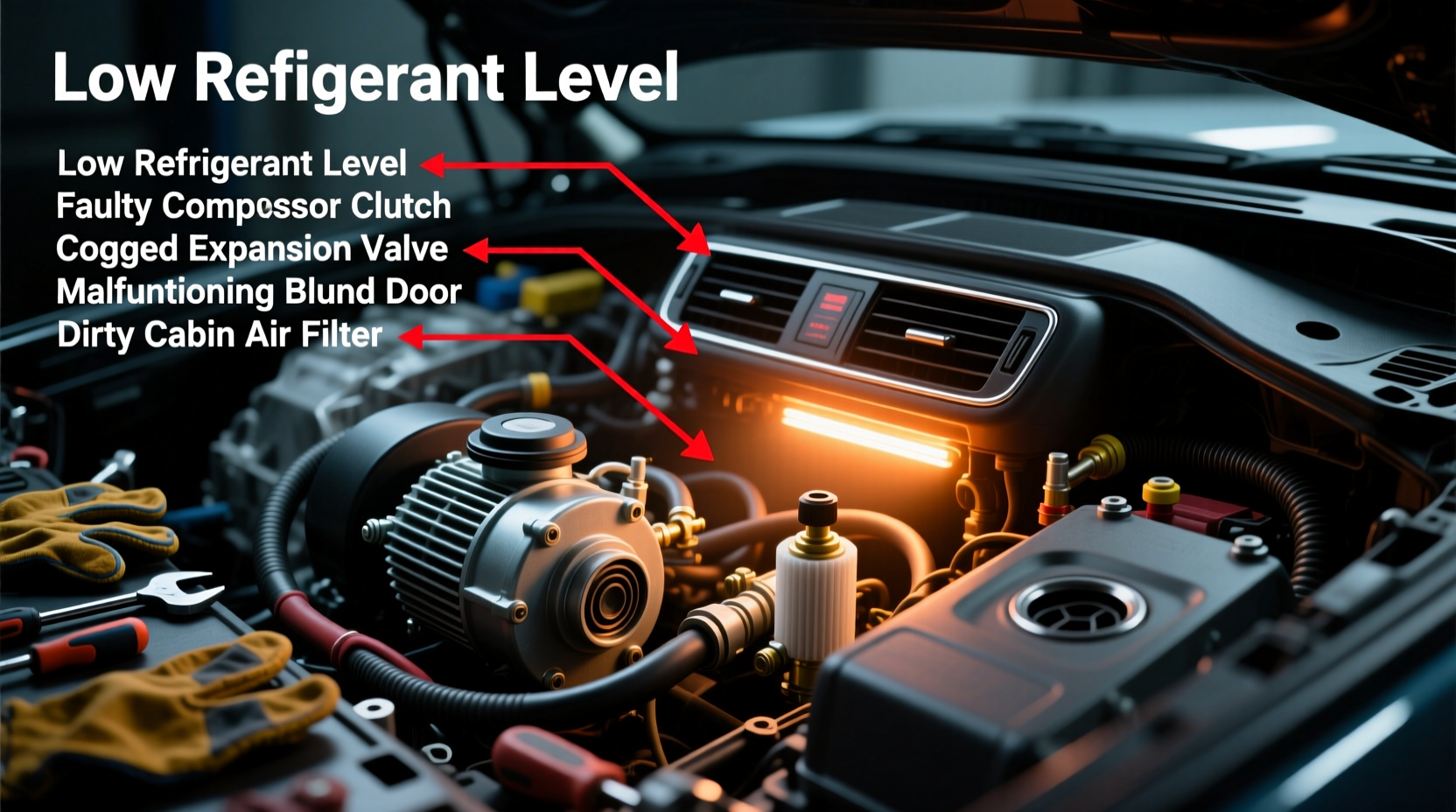 why does my car ac blow warm air possible causes and diy checks