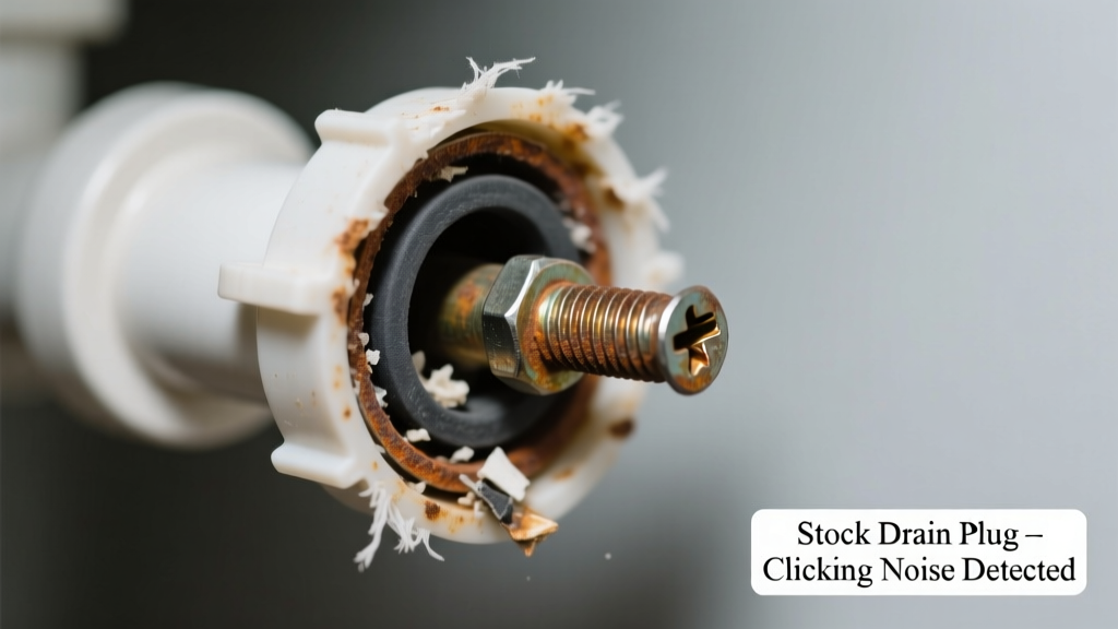 Stuck Drain Cleanout Plug Making Clicking Sound: Quick Diagnosis