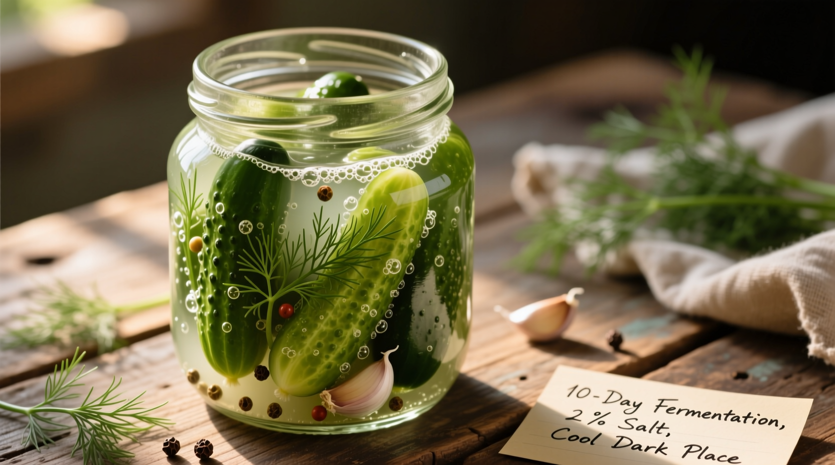 lacto fermented dill pickle recipe