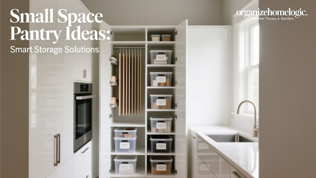 Small Space Pantry Ideas: Smart Storage Solutions