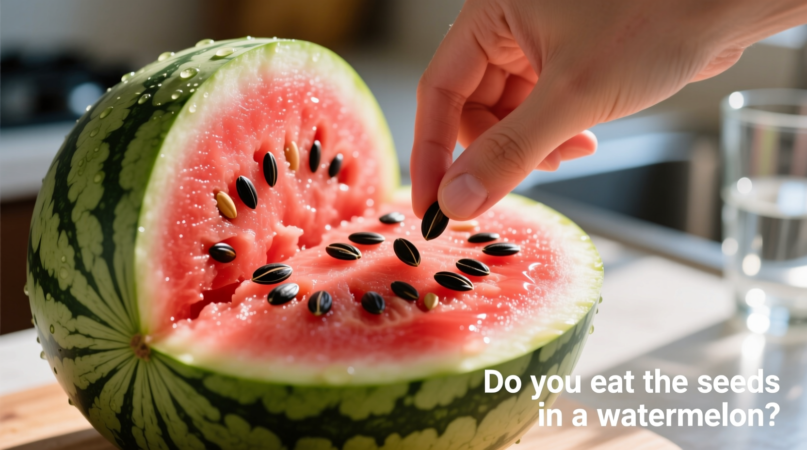 do you eat the seeds in a watermelon