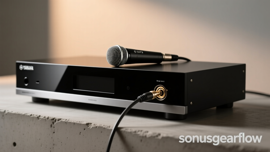 How to Connect Mic to Yamaha Home Theater System