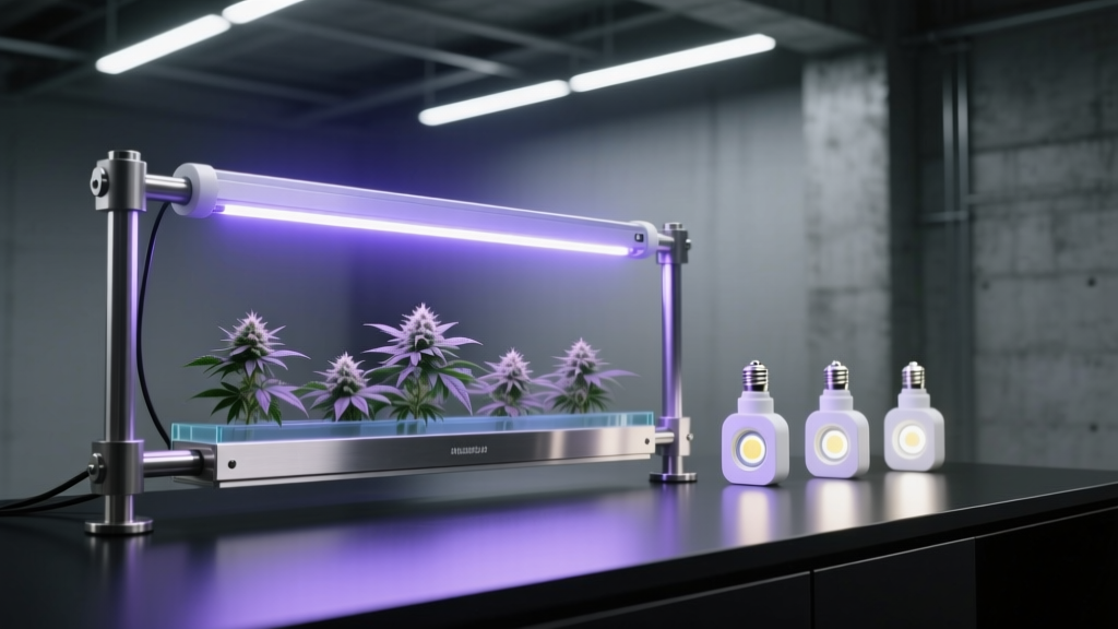 UV-A LED Grow Strips for Cannabis Flowering Stage