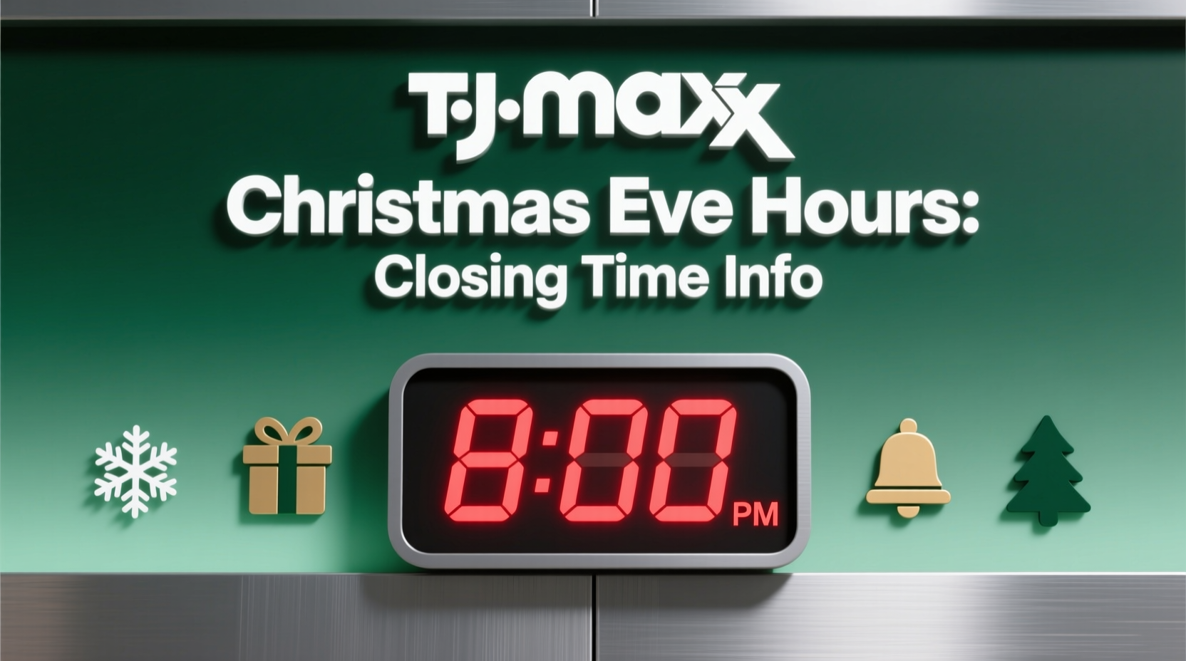 what time does tj maxx close on christmas eve